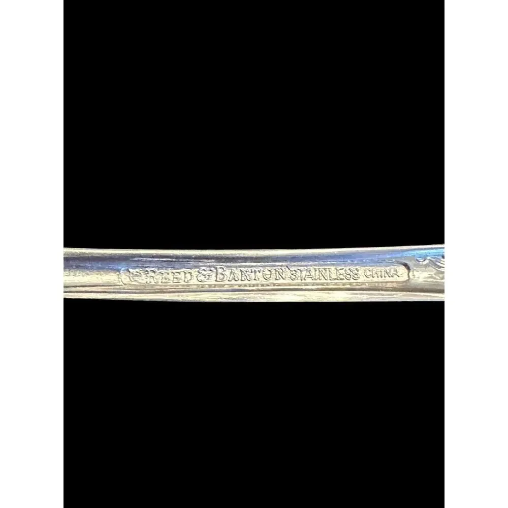 Reed & Barton QUEEN’S GARDEN 3 Pc Sugar Spoon Butter Spreader Small Ladle (Y)